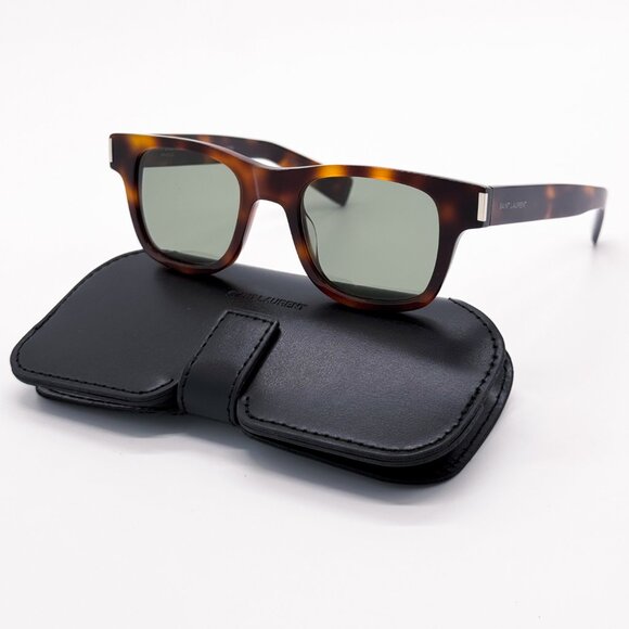 NEW SAINT LAURENT SL 564 002 HAVANA GREEN UNISEX SUNGLASSES SAINT LAURENT SL564 - Picture 1 of 9